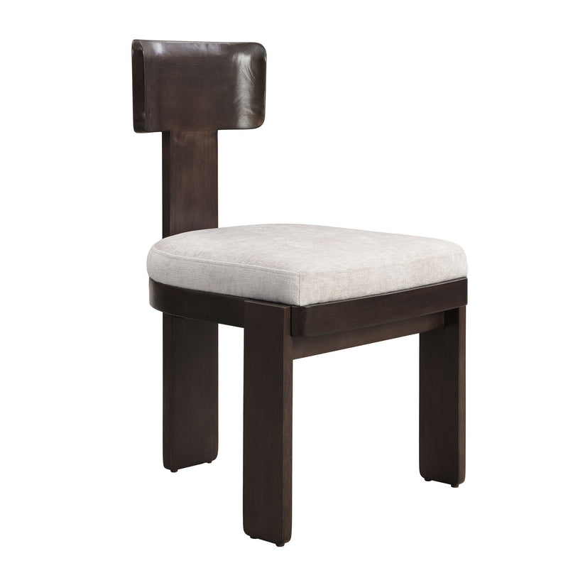 Upholstered Dining Fabric Side Chairs (Set of 2) - R&R Furniture Gallery (Fountain Valley, CA)