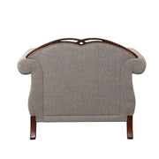 Miyeon - Chair With Pillow - Fabric & Cherry - R&R Furniture Gallery (Fountain Valley, CA)