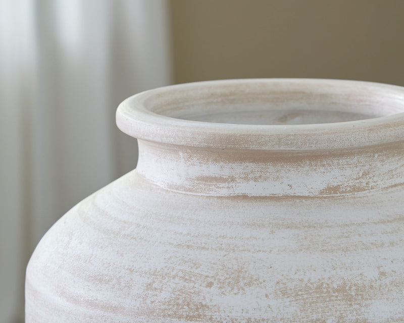 12-inch vase from Signature Design by Ashley® in a stylish design, perfect for home decor and floral arrangements.