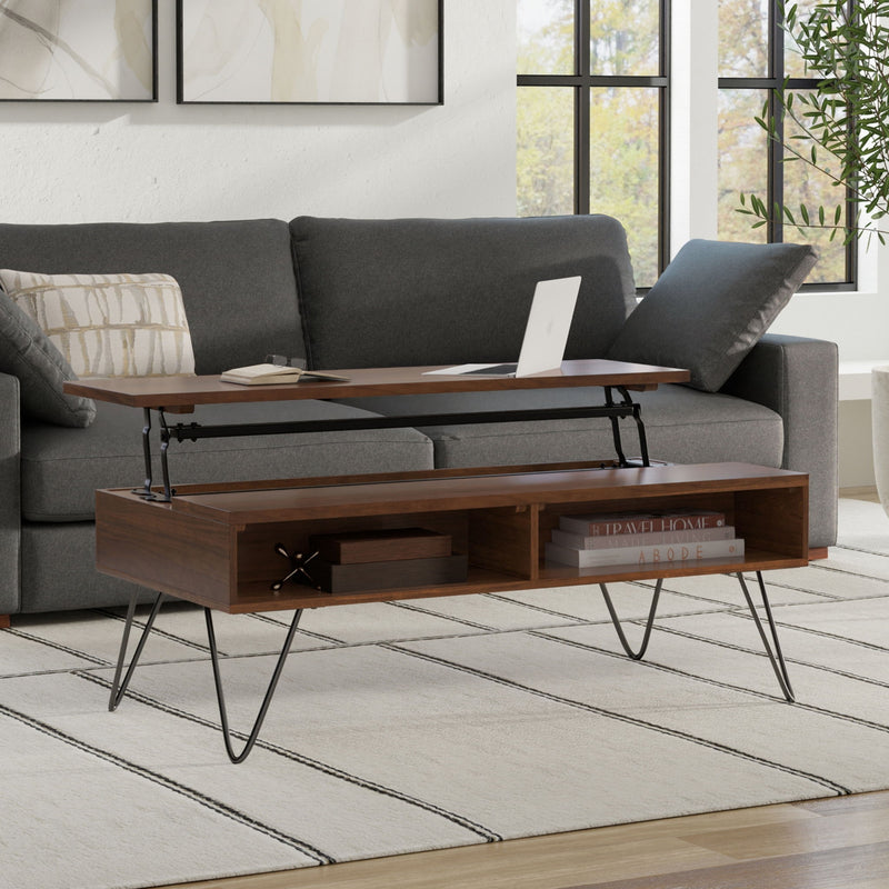 Hunter - Handcrafted Lift Top Coffee Table - R&R Furniture Gallery (Fountain Valley, CA)