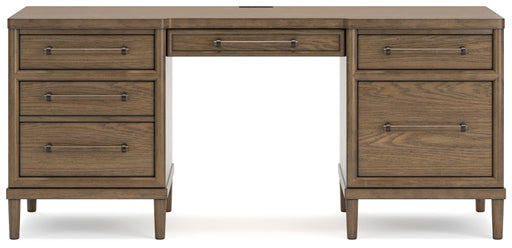 Roanhowe - Home Office Desk - Brown - R&R Furniture Gallery (Fountain Valley, CA)