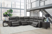 Belmont - Zero Gravity Power Reclining Sectional With Power Adjustable Headrests - R&R Furniture Gallery (Fountain Valley, CA)