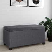 Dover - Upholstered Storage Ottoman Bench - R&R Furniture Gallery (Fountain Valley, CA)