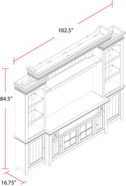 Tidewater - Console Entertainment Wall - R&R Furniture Gallery (Fountain Valley, CA)