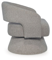 Nashkins - Swivel Accent Chair - Pebble - R&R Furniture Gallery (Fountain Valley, CA)