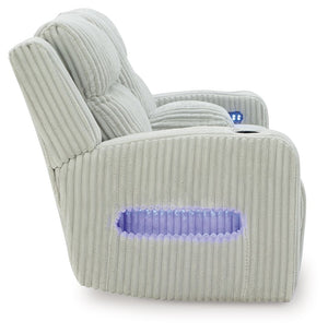 Forest Lake - Power Reclining Loveseat With Console / Adj Headrest - R&R Furniture Gallery (Fountain Valley, CA)
