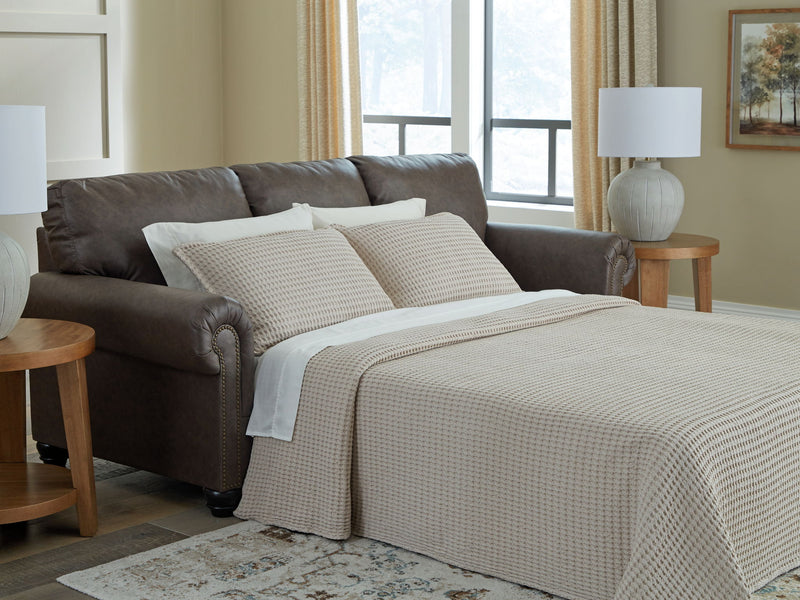 Roxmere - Queen Sofa Sleeper - Umber - R&R Furniture Gallery (Fountain Valley, CA)