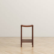 James - Mid-Century Modern Genuine Counter Stool - R&R Furniture Gallery (Fountain Valley, CA)
