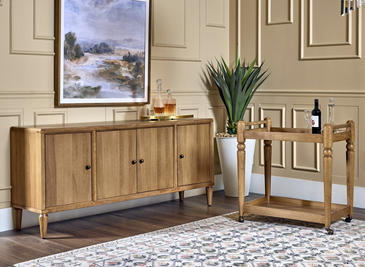 Langley Bar Cart - Cabin Glow