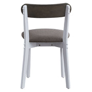 Fidelity - 5 Piece Dining Set - White & Gray - R&R Furniture Gallery (Fountain Valley, CA)