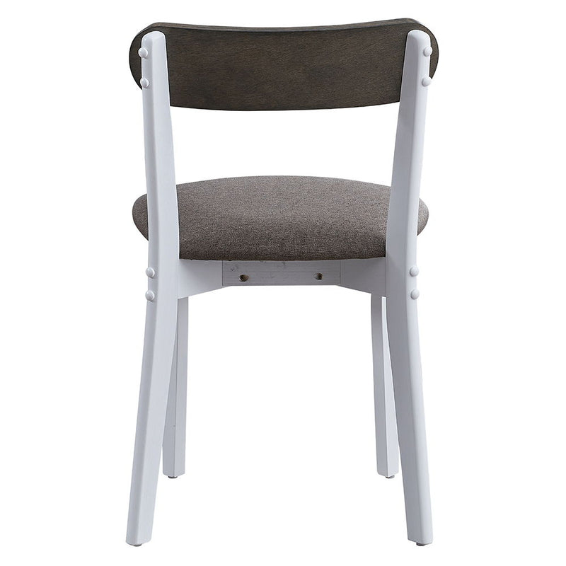 Fidelity - 5 Piece Dining Set - White & Gray - R&R Furniture Gallery (Fountain Valley, CA)