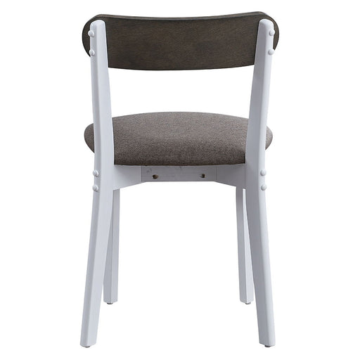 Fidelity - 5 Piece Dining Set - White & Gray - R&R Furniture Gallery (Fountain Valley, CA)