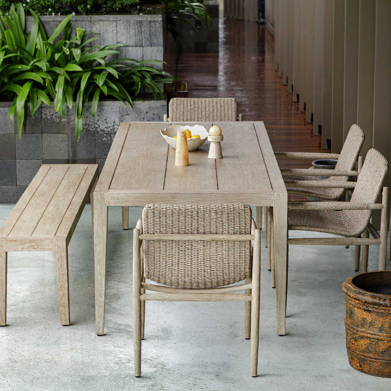 Kirkham - Wooden Outdoor Dining Table - Woodtone