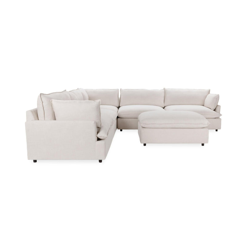 Caplan - 6 Piece Modular Sectional With Ottoman - R&R Furniture Gallery (Fountain Valley, CA)