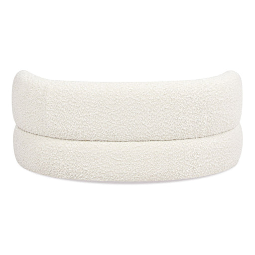 Shep - Curved Dog Sofa Bed Medium - Ivory White - R&R Furniture Gallery (Fountain Valley, CA)