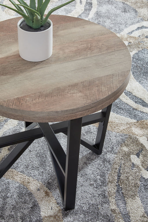 Deanlee - Occasional Table Set (Set of 3) - Grayish Brown / Black - R&R Furniture Gallery (Fountain Valley, CA)