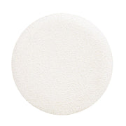 Nebula - Round Upholstered Ottoman - White - R&R Furniture Gallery (Fountain Valley, CA)