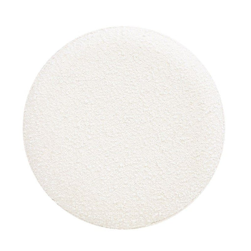 Nebula - Round Upholstered Ottoman - White - R&R Furniture Gallery (Fountain Valley, CA)