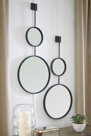Brewer - Accent Mirror - Black - R&R Furniture Gallery (Fountain Valley, CA)