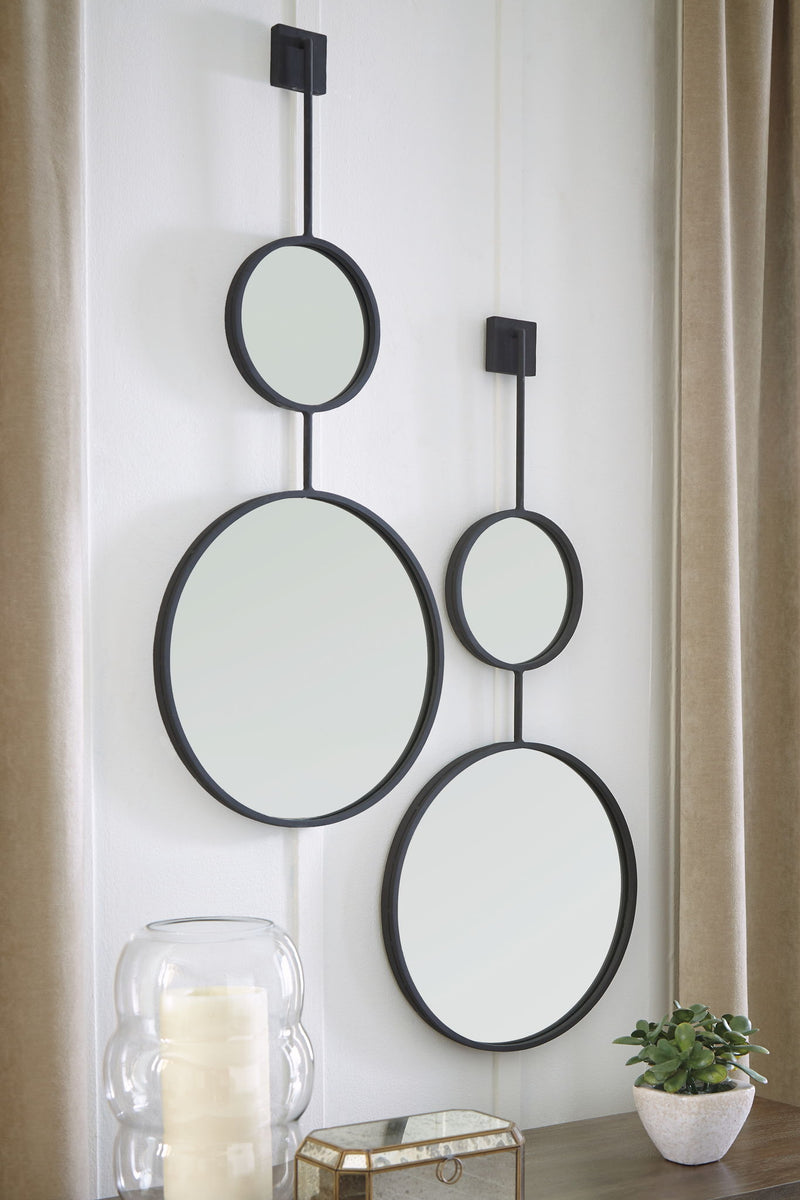 Brewer - Accent Mirror - Black - R&R Furniture Gallery (Fountain Valley, CA)