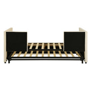 Twin Size Upholstered Daybed With Pop Up Trundle - R&R Furniture Gallery (Fountain Valley, CA)