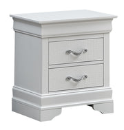 Decorative accent nightstand by Glory Furniture with a sleek wood finish and modern design, featuring a drawer and open shelf.
