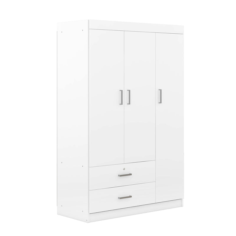 3 Door Wardrobe With 2 Drawers - R&R Furniture Gallery (Fountain Valley, CA)