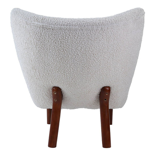 Zusud - Accent Chair - White Teddy Sherpa - R&R Furniture Gallery (Fountain Valley, CA)
