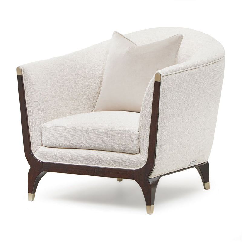 Paris Chic - Matching Chair - Cremini / Espresso - R&R Furniture Gallery (Fountain Valley, CA)