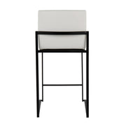 Lumi Source Fuji contemporary modern high back counter stool with sleek design and sturdy frame, perfect for modern kitchen or bar area.