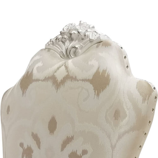 Dresden - Side Chair (Set of 2) - Fabric & Bone White - R&R Furniture Gallery (Fountain Valley, CA)