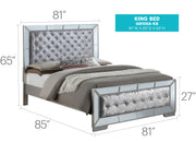 Stylish Contemporary Bed With Minimalist Design - R&R Furniture Gallery (Fountain Valley, CA)