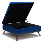 Owen - Multifunctional Square Coffee Table Storage Ottoman - R&R Furniture Gallery (Fountain Valley, CA)