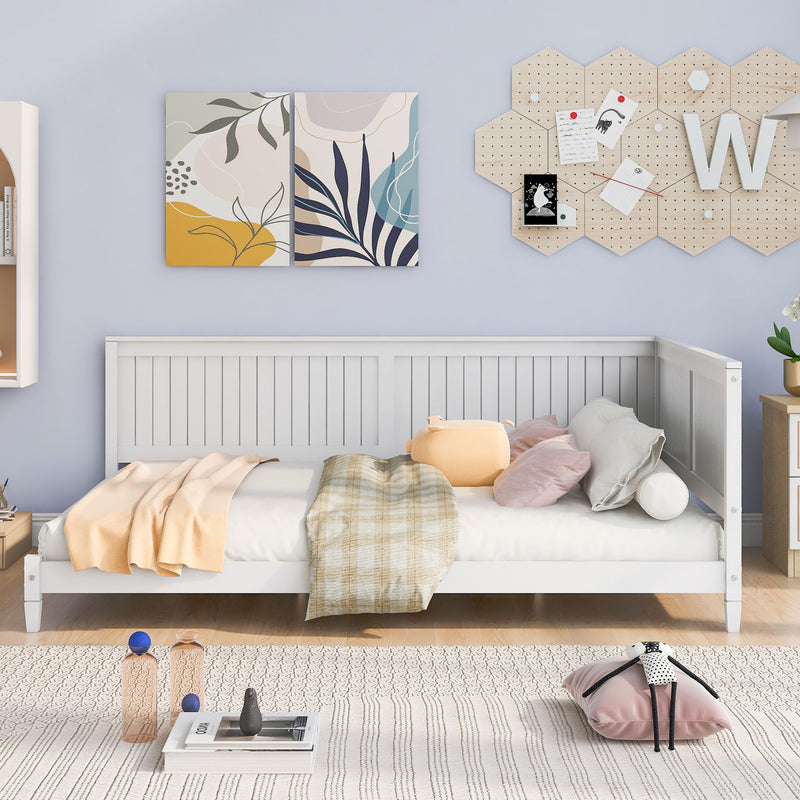 Modern DreamHaus daybed sofa bed with sleek design, featuring plush cushions and wooden frame, perfect for small living spaces.