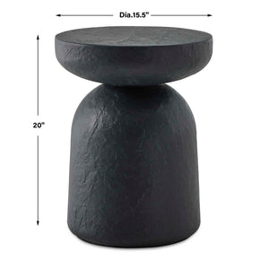 Hurlee - Outdoor Accent Table - Black