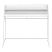 Computer Desk For Home Office, Laptop, Storage Shelves, Marble Look Contemporary & Modern - R&R Furniture Gallery (Fountain Valley, CA)