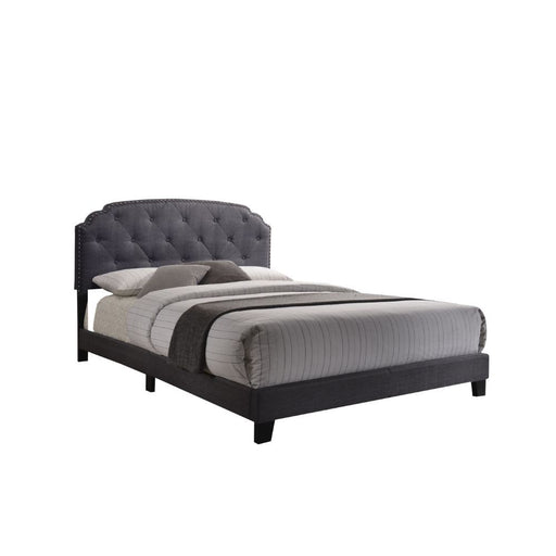 Tradilla - Queen Bed - Gray Fabric - R&R Furniture Gallery (Fountain Valley, CA)