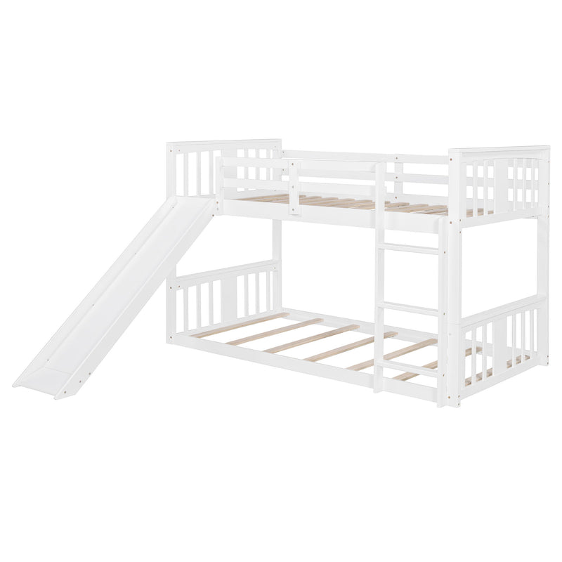 Bunk Bed With Convertible Ladder And Slide - R&R Furniture Gallery (Fountain Valley, CA)