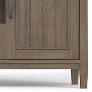 Lev - TV Media Stand - Smoky Brown - R&R Furniture Gallery (Fountain Valley, CA)