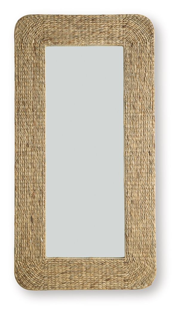 Norigan - Floor Mirror - Natural - R&R Furniture Gallery (Fountain Valley, CA)