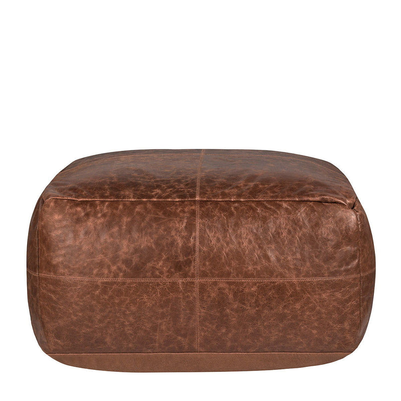 Poufs - Leather Pouf - R&R Furniture Gallery (Fountain Valley, CA)