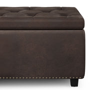 Hamilton - Upholstered Storage Ottoman - R&R Furniture Gallery (Fountain Valley, CA)