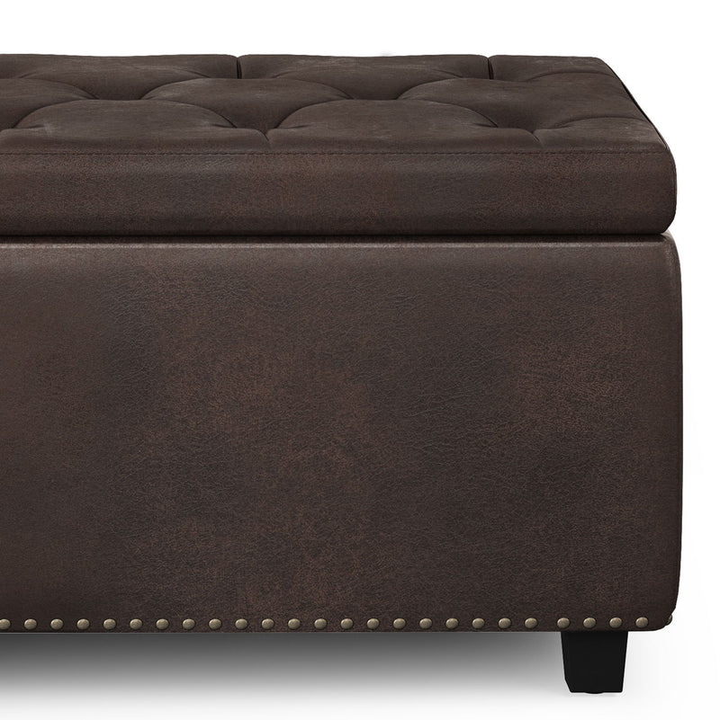 Hamilton - Upholstered Storage Ottoman - R&R Furniture Gallery (Fountain Valley, CA)