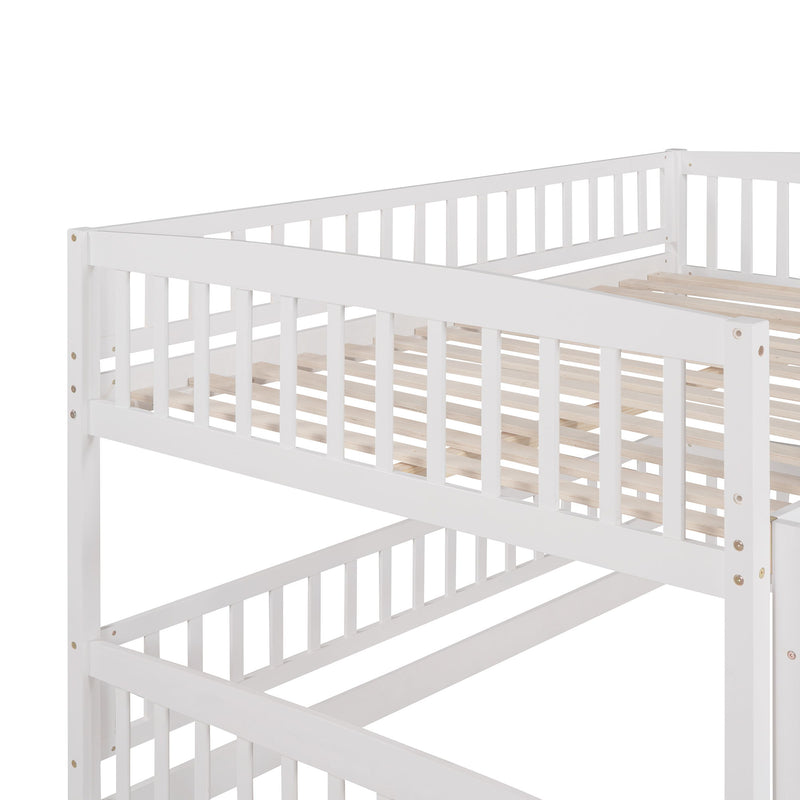 Low Bunk Bed With Slide, Fence And Ladder - R&R Furniture Gallery (Fountain Valley, CA)