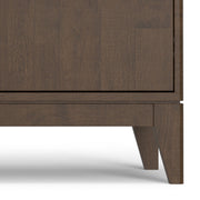 Harper - 3 Door Sideboard Buffet / Storage Cabinet - Walnut Brown - R&R Furniture Gallery (Fountain Valley, CA)