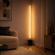 Prism - LED Floor Lamp With On / Off Switch Base - Gold / Marble - R&R Furniture Gallery (Fountain Valley, CA)