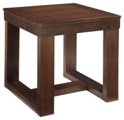 Watson - Square End Table - Dark Brown - R&R Furniture Gallery (Fountain Valley, CA)