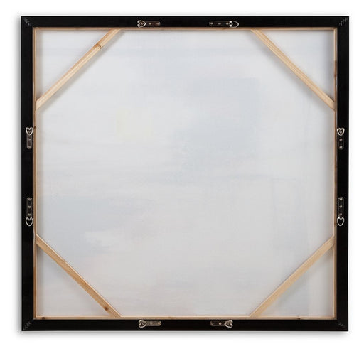 Pigeonford - Wall Art - White / Teal / Gold - R&R Furniture Gallery (Fountain Valley, CA)
