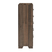 5 Drawer Chest With Casual Style - Brown - R&R Furniture Gallery (Fountain Valley, CA)