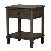 Victoria - Bedside Table With Drawer And Shelf - R&R Furniture Gallery (Fountain Valley, CA)